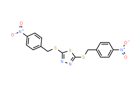 2,5-Bis[(4-nitrobenzyl)thio]-1,3,4-thiadiazole