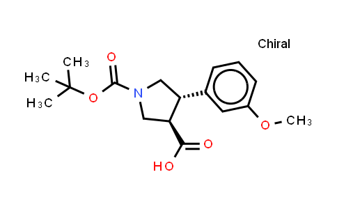 Boc-(±)-trans-4-(3-methoxyphenyl)pyrrolidine-3-carboxylic acid
