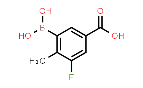 3-borono-5-fluoro-4-methylbenzoic Acid