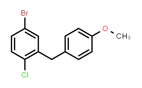 4-Bromo-1-chloro-2-(4-methoxy-benzyl)-benzene