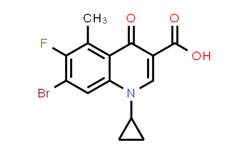 7-Bromo-1-Cyclopropyl-6-Fluoro-5-Methyl-4-Oxo-1,4-Dihydro-3-Quinolinecarboxylic Acid