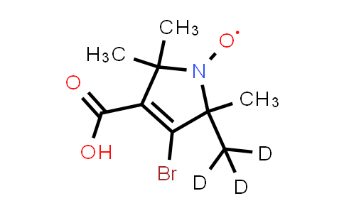 4-Bromo-1-oxyl-2,2,5,5-tetramethyl-delta3-pyrroline-3-carboxylic acid