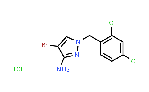 4-Bromo-1-(2,4-dichlorobenzyl)-1H-pyrazol-3-amine hydrochloride