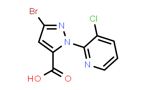 3-BroMo-1-(3-chloropyridin-2-yl)-1H-pyrazole-5-carboxylic acid