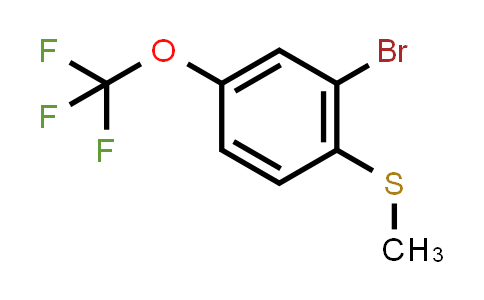 2-Bromo-1-(methylsulfanyl)-4-(trifluoromethoxy)benzene