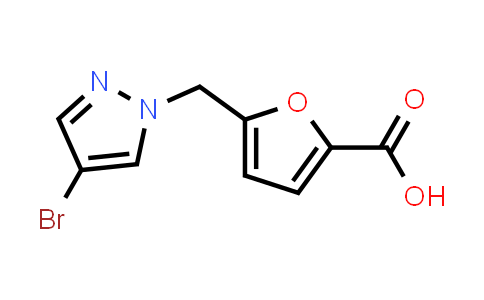 5-[(4-Bromo-1H-pyrazol-1-yl)methyl]-2-furoic acid