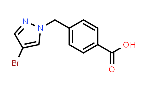4-[(4-Bromo-1H-pyrazol-1-yl)methyl]benzoic acid