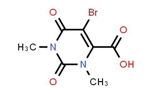 5-Bromo-1,3-dimethyl-2,6-dioxo-1,2,3,6-tetrahydropyrimidine-4-carboxylic acid