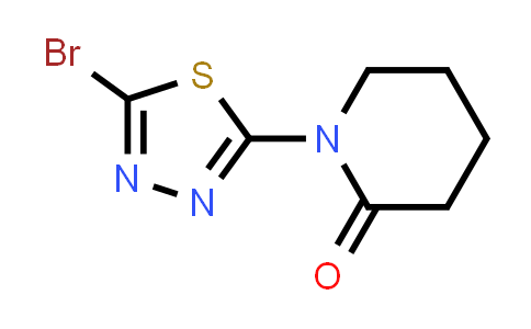 1-(5-Bromo-1,3,4-thiadiazol-2-yl)piperidin-2-one