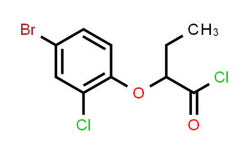 2-(4-Bromo-2-chlorophenoxy)butanoyl chloride