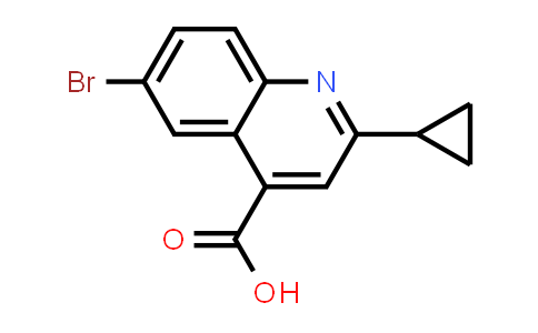 6-Bromo-2-cyclopropylquinoline-4-carboxylic acid