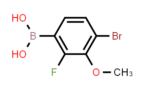 4-Bromo-2-fluoro-3-methoxyphenylboronic acid