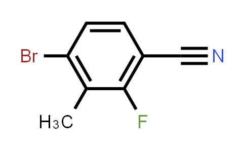 4-Bromo-2-fluoro-3-methylbenzonitrile