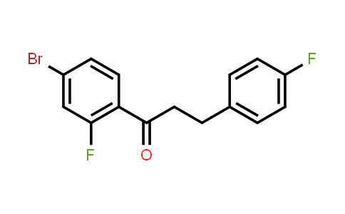 1-(4-Bromo-2-fluorophenyl)-3-(4-fluorophenyl)-1-propanone