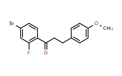 1-(4-Bromo-2-fluorophenyl)-3-(4-methoxyphenyl)-1-propanone