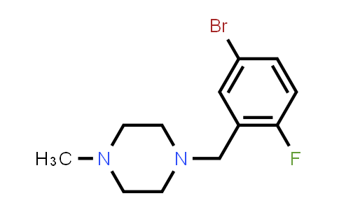 1-[(5-bromo-2-fluorophenyl)methyl]-4-methylpiperazine