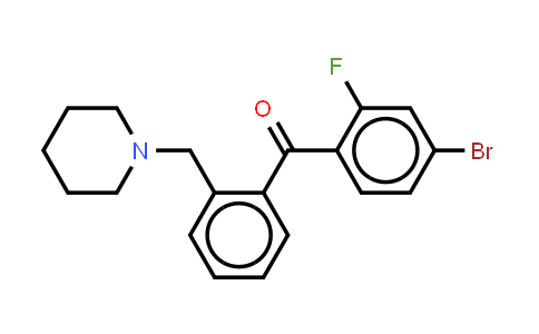 (4-Bromo-2-fluorophenyl)[2-(1-piperidinylmethyl)phenyl]methanone