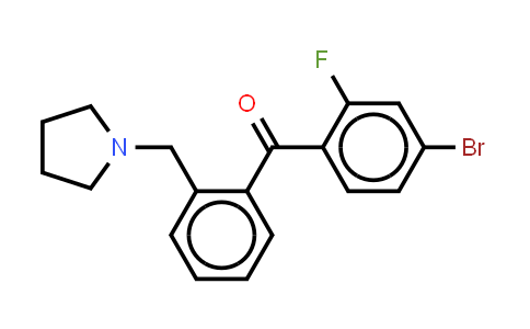 (4-Bromo-2-fluorophenyl)[2-(1-pyrrolidinylmethyl)phenyl]methanone