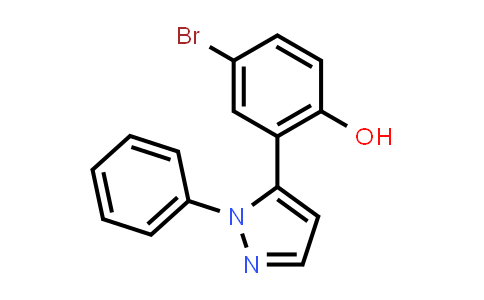5-(5-Bromo-2-hydroxyphenyl)-1-phenylpyrazole