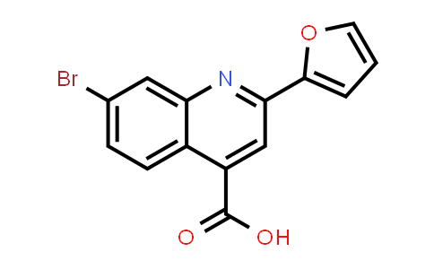 7-Bromo-2-(2-furyl)quinoline-4-carboxylic acid