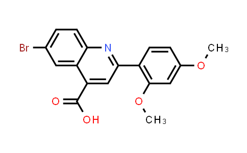 6-Bromo-2-(2,4-dimethoxyphenyl)quinoline-4-carboxylic acid