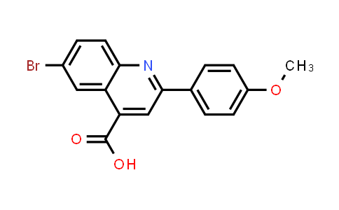 6-Bromo-2-(4-methoxyphenyl)quinoline-4-carboxylic acid