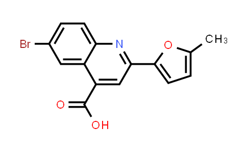 6-Bromo-2-(5-methyl-2-furyl)quinoline-4-carboxylic acid