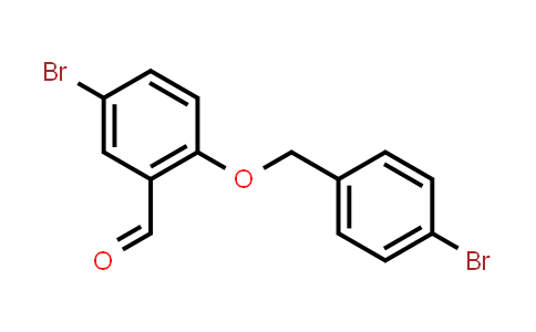 5-Bromo-2-[(4-bromobenzyl)oxy]benzaldehyde