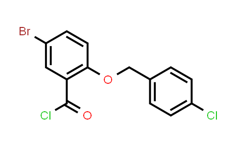 5-Bromo-2-[(4-chlorobenzyl)oxy]benzoyl chloride