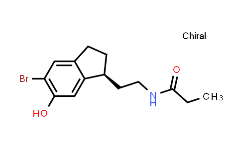 (S)-N-[2-(5-Bromo-2,3-dihydro-6-hydroxy-1H-inden-1-yl)ethyl]propanamide