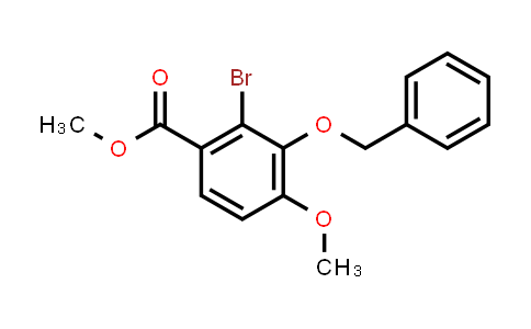 2-Bromo-3-benzyloxy-4-methoxybenzoic acid methyl ester
