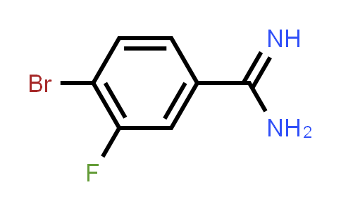 4-Bromo-3-fluorobenzenecarboximidamide