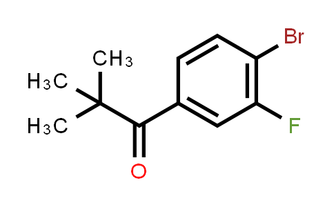 1-(4-Bromo-3-fluorophenyl)-2,2-dimethyl-1-propanone