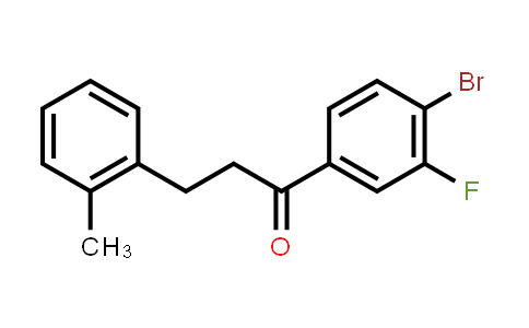 1-(4-Bromo-3-fluorophenyl)-3-(2-methylphenyl)-1-propanone