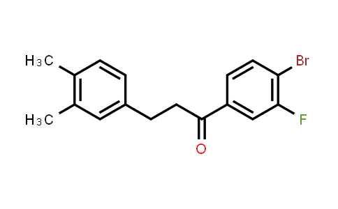 1-(4-Bromo-3-fluorophenyl)-3-(3,4-dimethylphenyl)-1-propanone