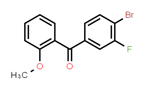 (4-Bromo-3-fluorophenyl)(2-methoxyphenyl)methanone
