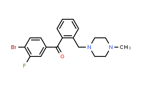 (4-Bromo-3-fluorophenyl){2-[(4-methyl-1-piperazinyl)methyl]phenyl}methanone