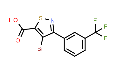 4-Bromo-3-(3-(Trifluoromethyl)Phenyl)-5-Isothiazolecarboxylic Acid