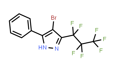 4-Bromo-3-(Heptafluoroprop-1-Yl)-5-(Phenyl)Pyrazole