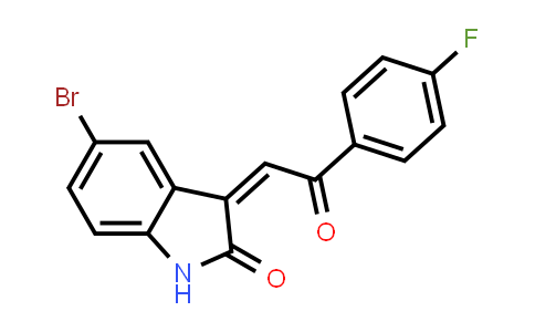 (3Z)-5-Bromo-3-[2-(4-fluorophenyl)-2-oxoethylidene]-1,3-dihydro-2H-indol-2-one