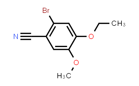 2-Bromo-4-ethoxy-5-methoxybenzonitrile