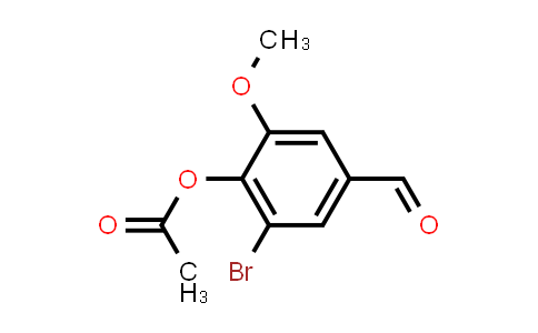 2-Bromo-4-formyl-6-methoxyphenyl acetate