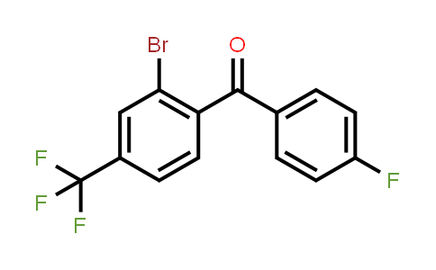 [2-Bromo-4-(trifluoromethyl)phenyl](4-fluorophenyl)methanone