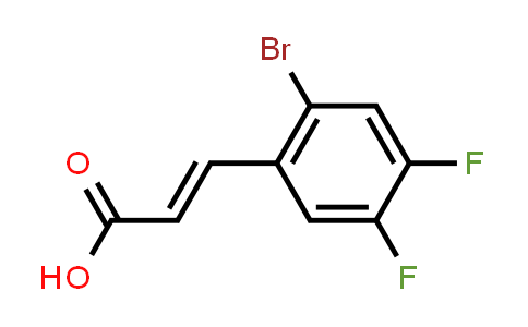 2-Bromo-4,5-difluorocinnamic acid