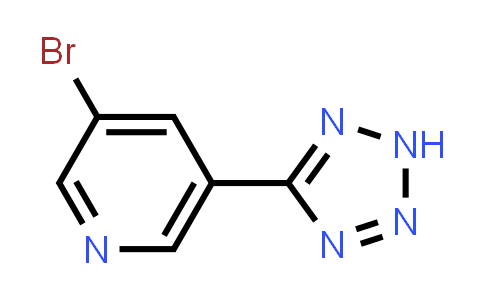 3-Bromo-5-(2H-tetrazol-5-yl)pyridine