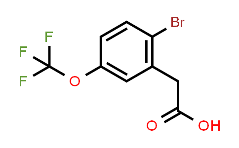 [2-Bromo-5-(trifluoromethoxy)phenyl]acetic acid