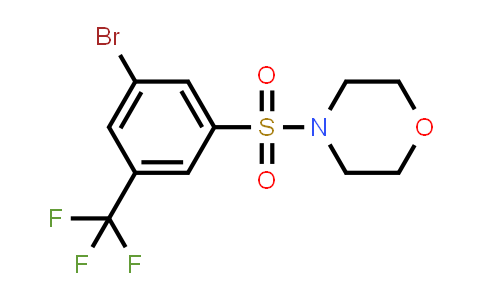 4-{[3-Bromo-5-(trifluoromethyl)phenyl]sulfonyl}morpholine