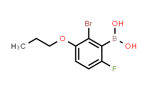 B-(2-Bromo-6-fluoro-3-propoxyphenyl)-Boronic acid