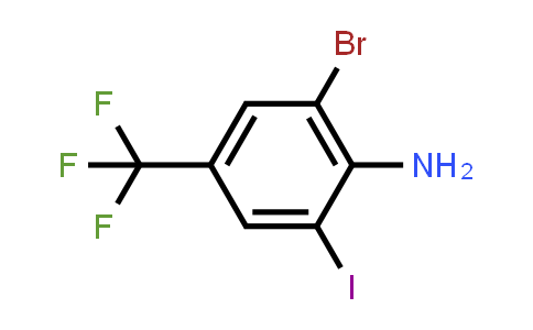 2-Bromo-6-iodo-4-(trifluoromethyl)aniline