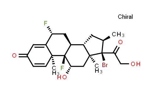 17-Bromo-6beta,9-Difluoro-11beta,21-Dihydroxy-16alpha-Methylpregna-1,4-Diene-3,20-Dione